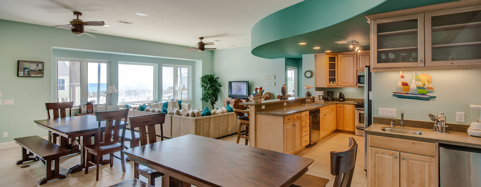 Kitchen and Dining -Paradise Coastal Realty